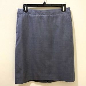 Banana Republic Gray Pinstripe Skirt, with Pockets, Size 4